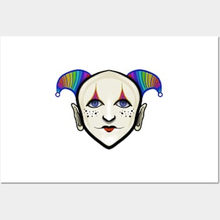 Cute clown Creature Posters and Art